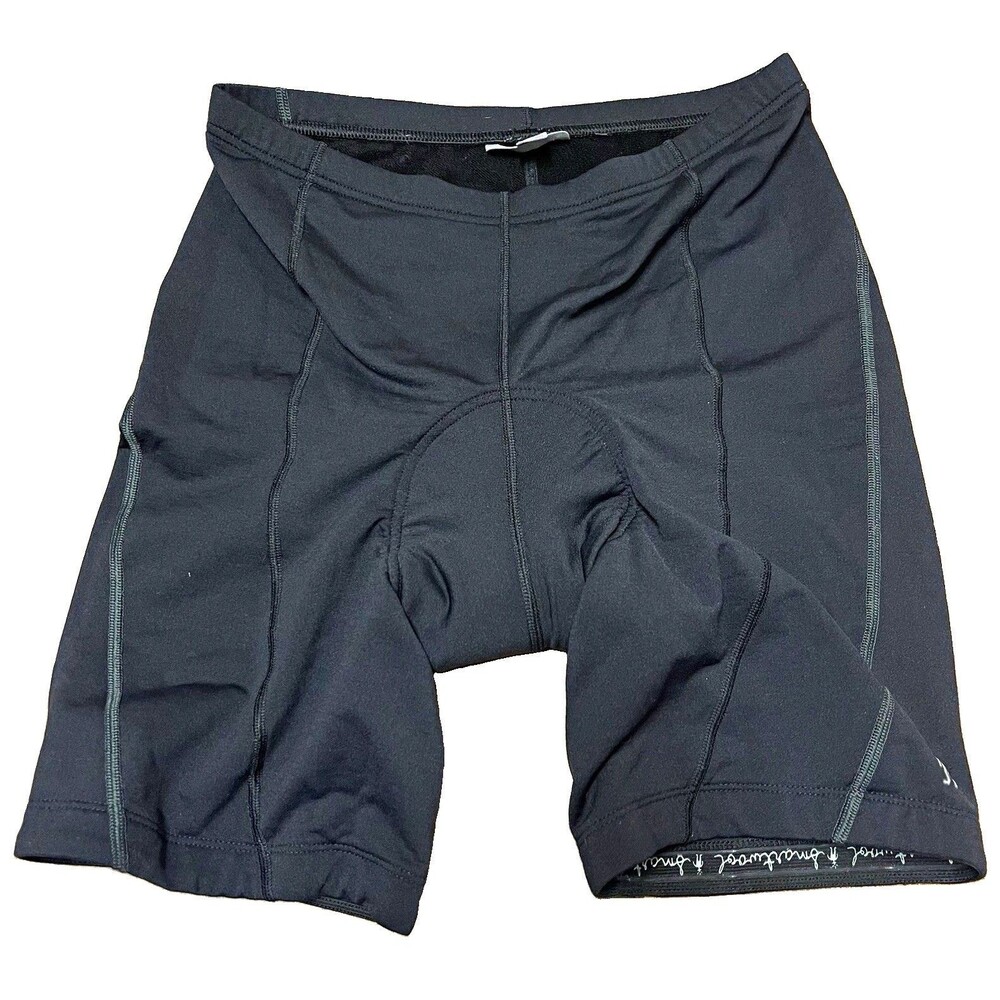 Smartwool Men’s L Black Compression Padded Cycling Shorts Stretch Merino Wool